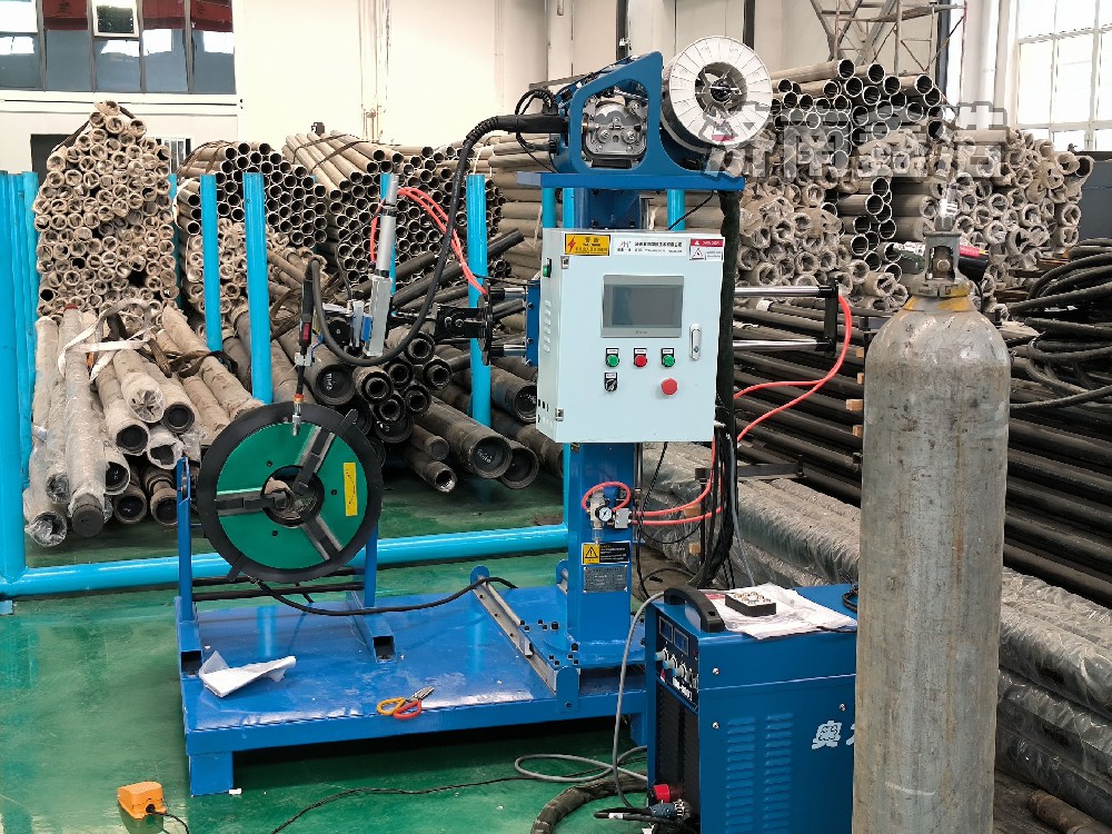 東營(yíng)客戶訂購(gòu)管法蘭自動(dòng)焊，提高生產(chǎn)效率